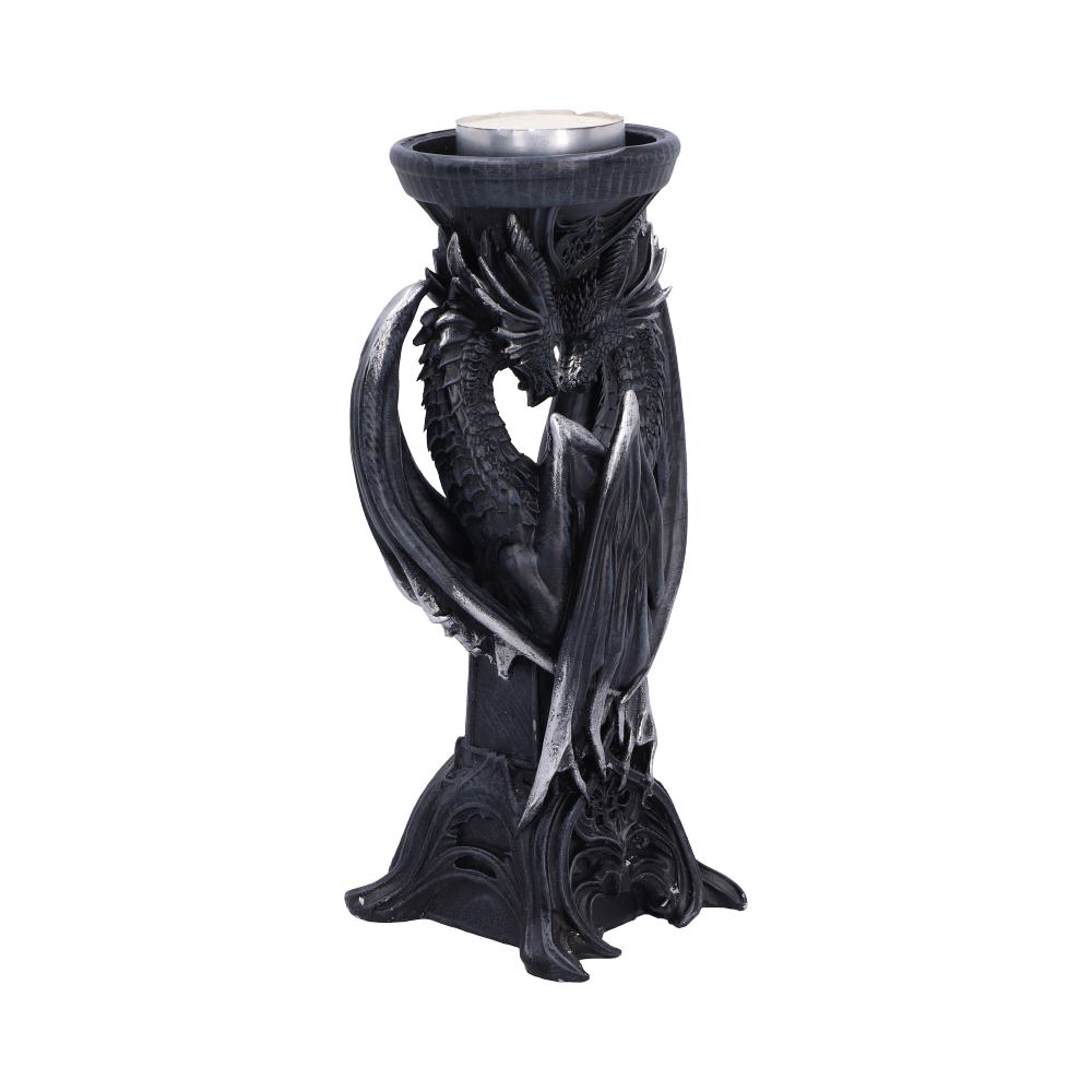 Dark Heart Dragon Candle Holder