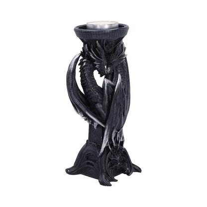 Dark Heart Dragon Candle Holder