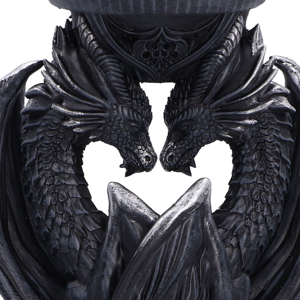 Dark Heart Dragon Candle Holder