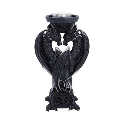 Dark Heart Dragon Candle Holder